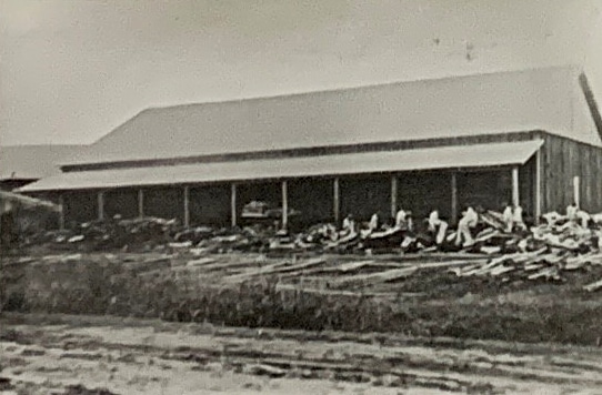 Sawmill storage - 1940s